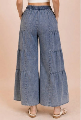 Coastal Calm Chambray Pants - Boutique Bella BellaPants