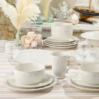 Coastline Cream Dinner Plate 10.5" - Boutique Bella Belladinner plate
