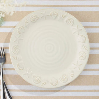 Coastline Cream Dinner Plate 10.5" - Boutique Bella Belladinner plate