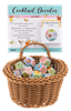 Cocktail Decider Dice Charms in a Basket - Boutique Bella BellaGames