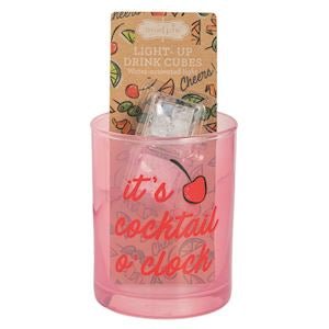 Cocktail Glass & Light - Up Drink Cube Set - Boutique Bella Belladrinking glass