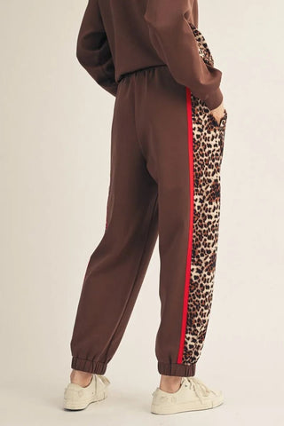 Cocoa Safari Sweatpants - Boutique Bella Bellasweatpants
