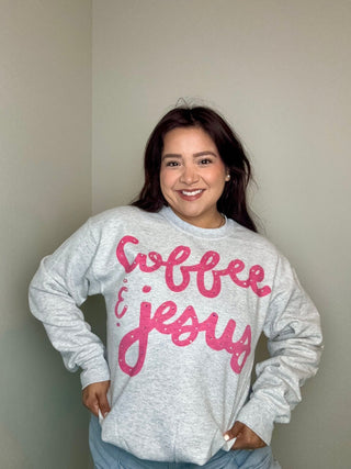 Coffee & Jesus Sweatshirt - Boutique Bella BellaSweatshirt