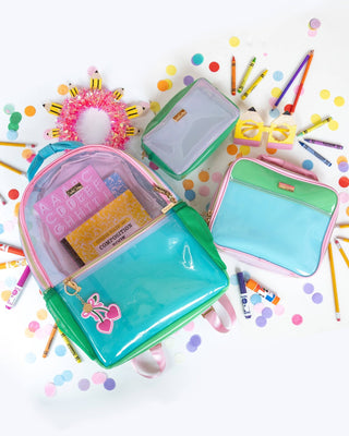 Color Block Jelly Backpack - Boutique Bella BellaBackpack