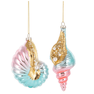 Colorful Seashell Ornament - Boutique Bella Bella