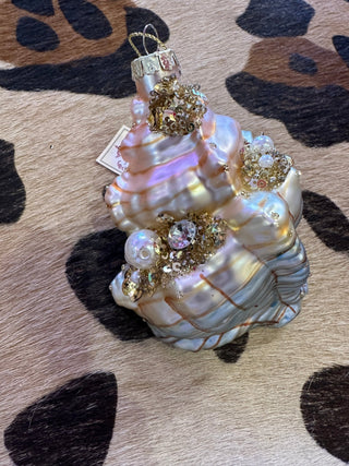 Conch Shell Ornament - Boutique Bella Bellaornament