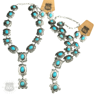 Concho Y necklace set - Boutique Bella BellaJewelry Set