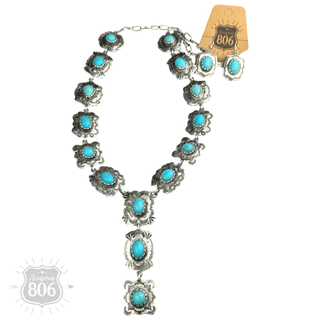 Concho Y necklace set - Boutique Bella BellaJewelry Set