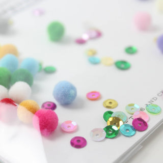 Confettigram Card - Pom Poms - Birthday / Everyday - Boutique Bella Bellagreeting Card