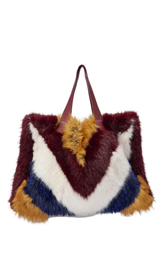 CONFIDANTE-MULTI FAUX FUR HANDBAG - Boutique Bella BellaPurse
