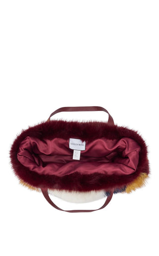 CONFIDANTE-MULTI FAUX FUR HANDBAG - Boutique Bella BellaPurse