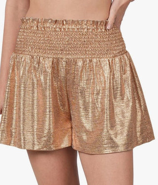 Copper Swing Shorts - Boutique Bella Bella