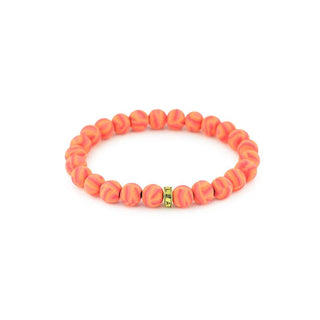 Coral Disco Stack Bracelet - Boutique Bella BellaBracelets