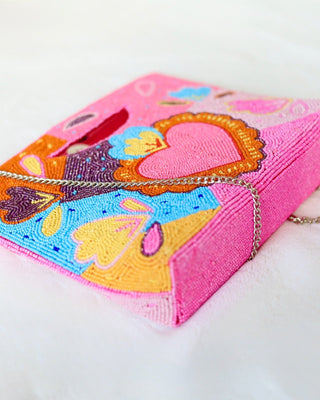 Corazón Vibrante Basket Crossbody Bag - Boutique Bella BellaBAGS