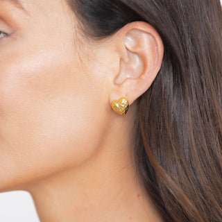 Corinne Heart Studs - Boutique Bella BellaEarring