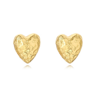 Corinne Heart Studs - Boutique Bella BellaEarring