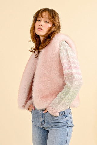 Cotton Candy Fields Vest - Boutique Bella BellaVest