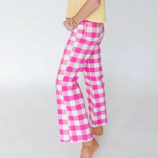 Cottoncandy Gingham Denim - Boutique Bella BellaPants