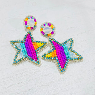 Country Stars-Multi Earrings - Boutique Bella BellaEARRINGS