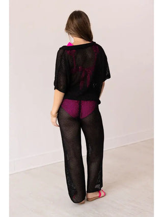 Cover Up Crochet Top - Boutique Bella Bellacover up