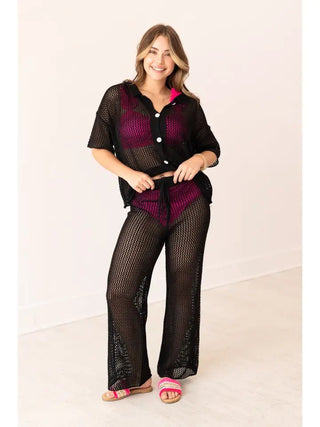 Cover Up Crochet Top - Boutique Bella Bellacover up