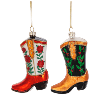 Cowboy Boot Ornament - Boutique Bella BellaChristmas Ornament
