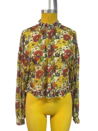 Cowboy Floral Mesh Top - Boutique Bella BellaMesh Top