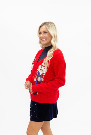 Crackin’ Up Christmas Cardigan - Boutique Bella BellaChristmas Apparel