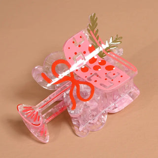 Cranberry Cosmo - Claw Clip - Boutique Bella BellaChristmas