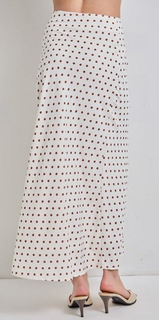 Cream Latte Polka Skirt - Boutique Bella BellaSkirt