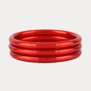 Crimson All Weather Bangles® (Set of 3) - Serenity Prayer - Boutique Bella BellaBracelet