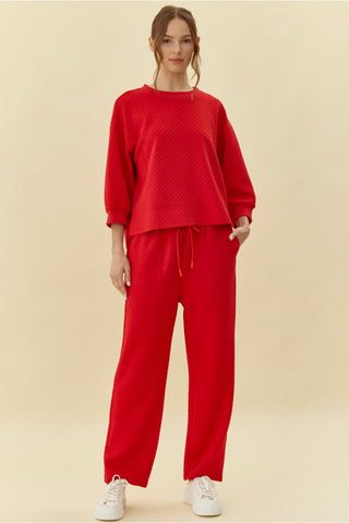 Crimson Cloud Red Set - Boutique Bella BellaSets