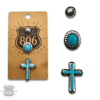 Cross hat pin set - Boutique Bella BellaHat Pins
