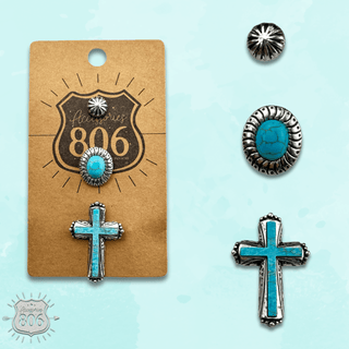 Cross hat pin set - Boutique Bella BellaHat Pins
