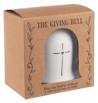 Cross with Heart Bell - Boutique Bella Belladecor