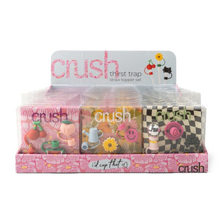 Crush Thirst Trap Straw Toppers - Boutique Bella BellaStraw Toppers