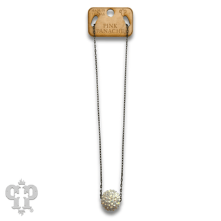 Crystal ball necklace - Boutique Bella BellaNecklaces