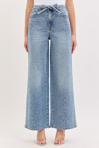 Crystal Coast Wide Leg Jeans - Boutique Bella BellaJeans
