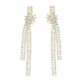 CZ Knot Statement Earring - Boutique Bella Bellaearring