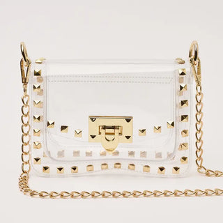 The Jackie Stadium Bag - Gold