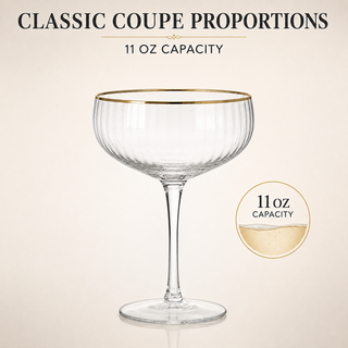 Gold Rim Glasses 7 Oz Set Of 4 Gold Rim Classic Manhattan Glasses For Martini Cocktails Champagne Wi
