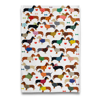 Dachshund Nation Doxie Tea Towel - Boutique Bella BellaTea Towel