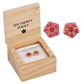 Daisy Treasure Box Earrings - Boutique Bella BellaEarrings