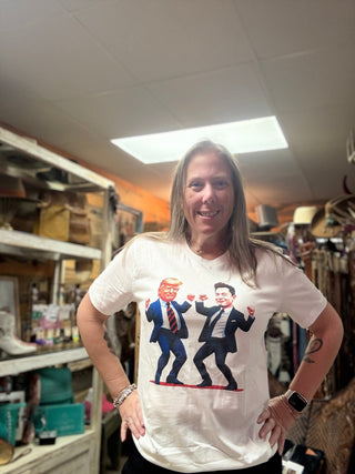 Dancing Trump & Elon Tee - Boutique Bella Bella