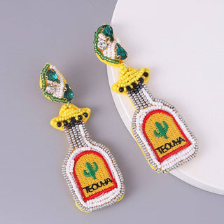 Dangle Earrings - Tequila - Boutique Bella BellaEarrings