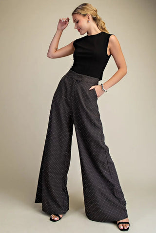 Daydreamin' With Me Bottoms - Charcoal - Boutique Bella Bellabottoms