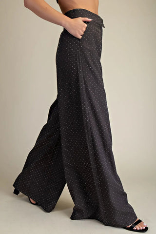 Daydreamin' With Me Bottoms - Charcoal - Boutique Bella Bellabottoms