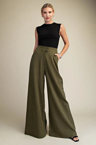 Daydreamin' With Me Bottoms - Olive - Boutique Bella Bellabottoms