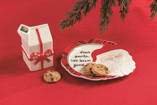Dear Santa Cookie Plate & Milk Set - Boutique Bella BellaChristmas