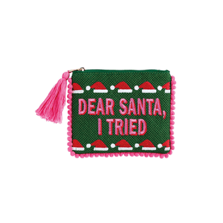 Dear Santa Pom Case - Boutique Bella BellaCoin Purse